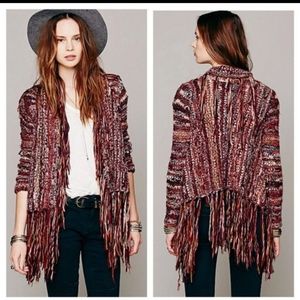 Free people fringe sweater